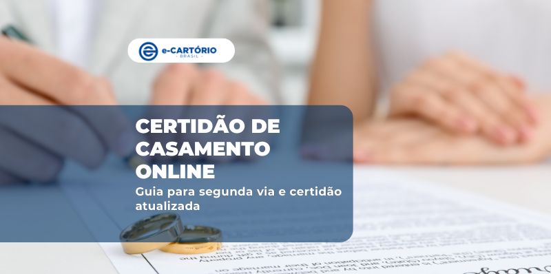 Certidão de casamento online