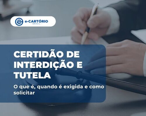 documento de interdição e tutela