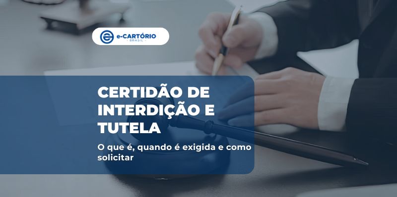 documento de interdição e tutela