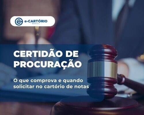 Certidão de procuração