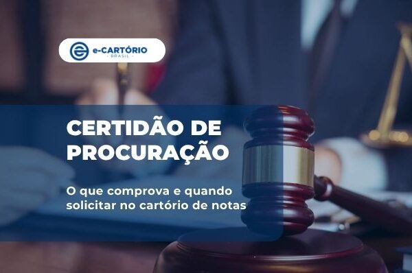 Certidão de procuração