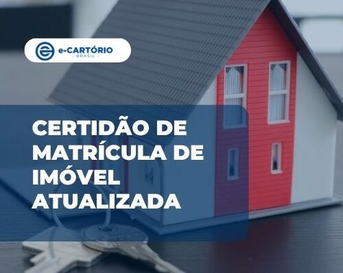 Certidão de matrícula de imóvel atualizada