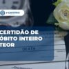 certidão de óbito em inteiro teor